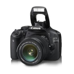 Reflex EOS 550D - Noir + Canon Canon Zoom Lens EF-S 18 - 55 mm f/3.5-5.6 IS f/3.5-5.6 IS