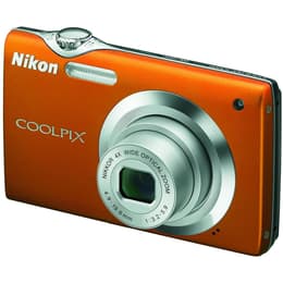 Compact Coolpix S3000 - Orange + Nikon Nikkor Wide Optical Zoom Lens 27-108 mm f/3.2-5.9 f/3.2-5.9
