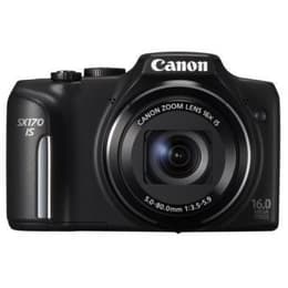 Compact PowerShot SX170 IS - Noir + Canon Canon 5-80mm f/3.5-5.9 f/3.5-5.9