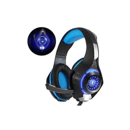 Casque réducteur de bruit gaming avec micro Beexcellent GM-1 - Noir/Bleu