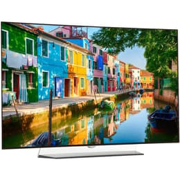 SMART TV LG OLED 3D Ultra HD 4K 140 cm OLED55C6V Incurvée