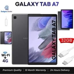 Galaxy Tab A7 32GB - Gris Foncé - WiFi + 4G