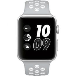 Apple Watch (Series 2) 42 mm - Aluminium Argent - Sport Gris/blanc