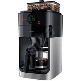 Cafetière avec broyeur Compatible Nespresso Philips HD7767 / 00 1.2L - Noir