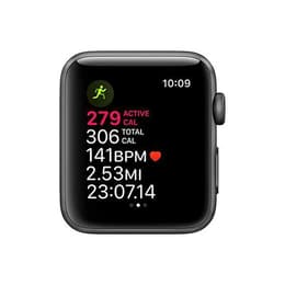 Apple Watch (Series 3) 2017 GPS 42 mm - Aluminium Noir - Sport Noir