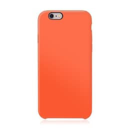 Coque iPhone 6 Plus/6S Plus/7 Plus/8 Plus et 2 écrans de protection - Silicone - Orange