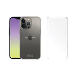 Coque Back Market iPhone 13 Pro Max et écran de protection - GRS 4.0 Plastique recyclé - Transparent