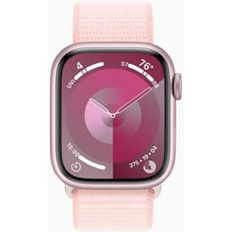 Apple Watch Series 9 (2023) GPS + Cellular 41 mm - Aluminium Rose - Boucle sport Rose