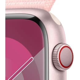 Apple Watch Series 9 (2023) GPS + Cellular 41 mm - Aluminium Rose - Boucle sport Rose