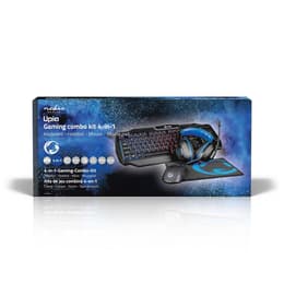 Clavier Nedis QWERTY Espagnol rétroéclairé GCK41100BKES