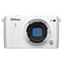 Hybride - Nikon 1 S1 Blanc Nikon Nikkor VR 30-110mm f/3.8-5.6