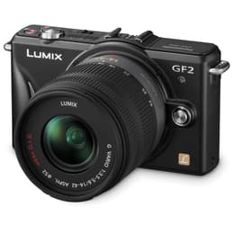 Hybride Lumix DMC-GF2 - Noir + Panasonic Lumix G Vario 14-42mm f/3.5-5.6 MEGA O.I.S f/3.5-5.6