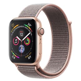 Apple Watch (Series 4) 2018 GPS 40 mm - Aluminium Or rose - Nylon tissé Rose