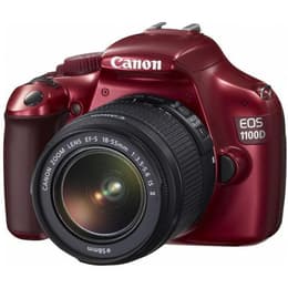 Reflex EOS 1100D - Rouge + Canon EF-S 18-55mm f/3.5-5.6 IS II f/3.5-5.6