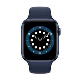 Apple Watch (Series 6) 2020 GPS 44 mm - Aluminium Bleu - Bracelet sport Bleu nuit