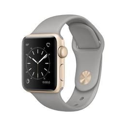 Apple Watch (Series 4) 2018 GPS 40 mm - Aluminium Or - Sport Gris