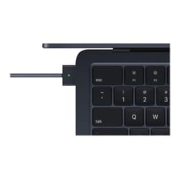MacBook Air 13" (2022) - Apple M2 avec CPU 8 cœurs et GPU 8 cœurs - 16Go RAM - SSD 256Go - AZERTY - Français