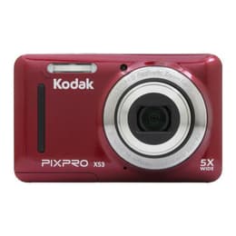 Compact PIXPRO X53 - Rouge + Kodak Kodak PIXPRO Aspheric Zoom 28-140 mm f/3.9-6.3 f/3.9-6.3
