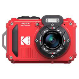Compact - Kodak PixPro WPZ2 Noir/Rouge + Objectif Kodak Zoom Optique x4 27-108mm f/3.0-6.6