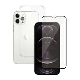 Coque 360 iPhone 12/12Pro et écran de protection - TPU - Transparent
