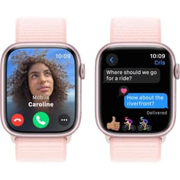 Apple Watch Series 9 (2023) GPS 41 mm - Aluminium Rose - Boucle sport Rose