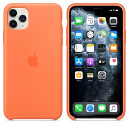 Coque folio Apple iPhone 11 Pro Max - Silicone Orange