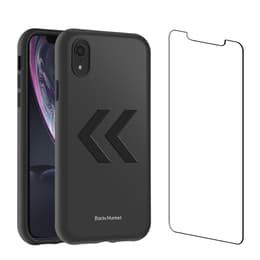 Coque Back Market iPhone XR et écran de protection - Plastique recyclé - Noir