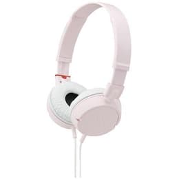 Casque filaire avec micro Sony MDR-ZX100 - Rose/Blanc
