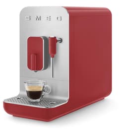 Cafetière avec broyeur Sans capsules Smeg BCC02 L - Rouge