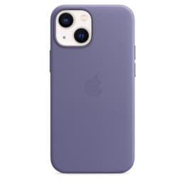 Coque Apple iPhone 13 Mini - Magsafe - Cuir Mauve
