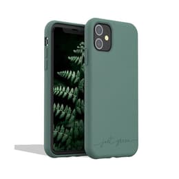 Coque iPhone 11 - Matière naturelle - vert