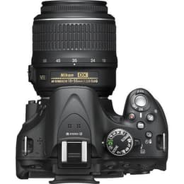 Reflex D5200 - Noir + Nikon AF-S DX Nikkor 18-55mm f/3.5-5.6G VR f/3.5-5.6