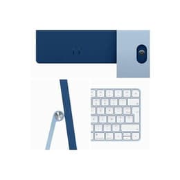 iMac 24" (2023) Apple M3 avec CPU 8 cœurs GPU 10 cœurs - 2 To SSD - 24 GB AZERTY - Français Verre standard