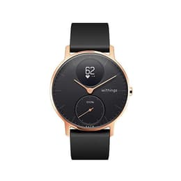 Montre Withings Cardio GPS Steel HR 36mm - Boîtier Rose Gold Cadran Noir