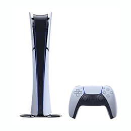 PlayStation 5 Digital Edition 1000Go - Blanc Digital Edition (Slim Chassis) + No