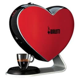 Expresso à capsules Compatible Nespresso Bialetti CUORE CF 80 R 0,6000L - Rouge/Noir
