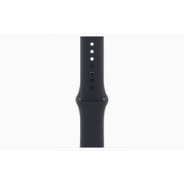 Apple Watch Series 9 (2023) GPS + Cellular 45 mm - Acier inoxydable Graphite - Bracelet sport Noir