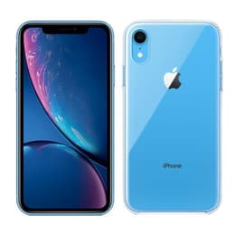 Pack iPhone XR + Coque Apple (Transparent) - 64GB - Bleu - Débloqué