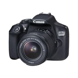 Reflex EOS 1300D - Noir + Canon Canon EF-S 18-55 mm f/3.5-5.6 IS STM + Canon EF-S 55-250 mm f/4-5.6 IS STM f/3.5-5.6 + f/4-5.6