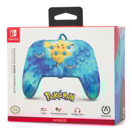 Manette Nintendo Switch Powera Enhanced Nintendo Switch Wired Controller Tie Dye Pikachu