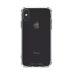 Coque iPhone XS Max et 2 écrans de protection - Plastique recyclé - Transparente