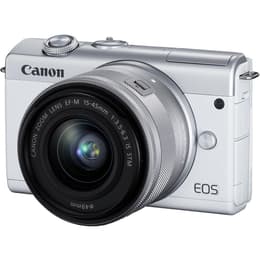 Hybride EOS M200 - Blanc + Canon EF-M IS STM f/3.5-6.3