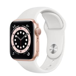 Apple Watch (Series 4) 2018 GPS 40 mm - Aluminium Or - Sport Blanc