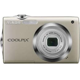 Compact Coolpix S3000 - Argent + Nikon Nikkor 4X Wide Optical Zoom 27-108mm f/3.2-5.9 f/3.2-5.9