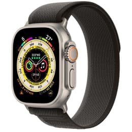 Apple Watch (Ultra) 2022 GPS + Cellular 49 mm - Titane Gris - Boucle Trail Noir