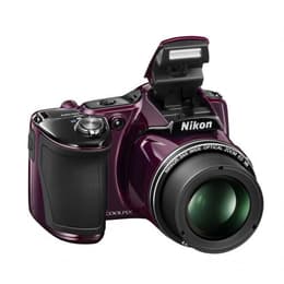 Bridge Coolpix L830 - Prune + Nikon Nikkor 34X Wide Optical Zoom ED VR 22.5–765mm f/3–5.9 f/3–5.9