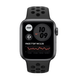 Apple Watch (Series 6) 2020 GPS 40 mm - Aluminium Gris sidéral - Bracelet sport Nike Noir