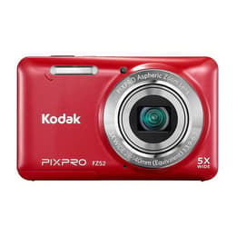 Compact PixPro FZ52 - Rouge + Kodak PixPro Aspheric Zoom Lens 28-140mm f/3.9-6.3 f/3.9-6.3