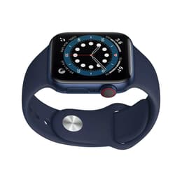 Apple Watch (Series 6) 2020 GPS + Cellular 40 mm - Aluminium Bleu - Boucle sport Bleu