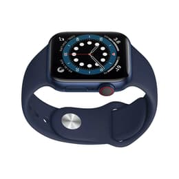 Apple Watch Series 6 (2020) GPS + Cellular 40 mm - Aluminium Bleu - Bracelet sport Bleu